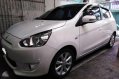 2016 Mitsubishi Mirage GLS Hatchback AT Automatic White-0