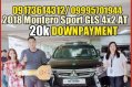 2018 Mitsubishi Montero Sport GLS 20k DP Zero DP -0