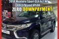 2018 MITSUBISHI Montero sport NO DP Glx 20k Gls premium Xpander strada Mirage-0