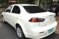Mitsubishi Lancer 2013 Gasoline Manual White-1