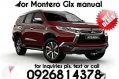 ZERO DOWN!!! Mitsubishi MonteRo Sport GLX MT 2018-0