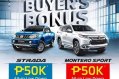 ZERO DOWN!!! Mitsubishi MonteRo Sport GLX MT 2018-3