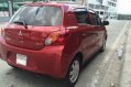 Red Mitsubishi Mirage 2015 at 37000 km for sale-3