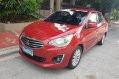 Selling Red Mitsubishi Mirage G4 2014 Automatic Gasoline at 81000 km-0