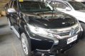 Black Mitsubishi Montero Sport 2018 Manual Diesel for sale in Quezon City-0