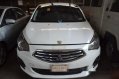 White Mitsubishi Mirage G4 2016 Manual Gasoline for sale in Makati-3