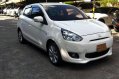 Sell White 2015 Mitsubishi Mirage Hatchback in Cainta-2