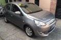 Selling 2nd Hand Mitsubishi Mirage 2015 Hatchback Manual Gasoline at 30000 km in Quezon City-0