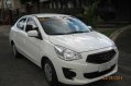 Selling White Mitsubishi Mirage G4 2014 Automatic Gasoline in Quezon City-0