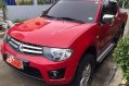Red Mitsubishi Strada 2014 Automatic Diesel for sale -3