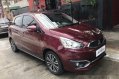 Selling Red Mitsubishi Mirage 2017 at 12000 km -0