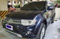 Blue Mitsubishi Montero Sport 2014 Manual Diesel for sale -2