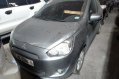 Selling Grey Mitsubishi Mirage 2015 in Quezon City-2