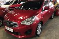 Red Mitsubishi Mirage g4 2018 for sale in Manual-2