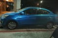 Blue Mitsubishi Mirage 2015 for sale in Manual-2