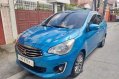 Sell Blue 2016 Mitsubishi Mirage G4 at 33000 km -0