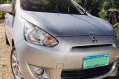 Silver Mitsubishi Mirage 2013 for sale in Manual-0