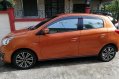 Orange Mitsubishi Mirage 2017 for sale in Marikina-1