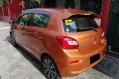 Orange Mitsubishi Mirage 2017 for sale in Marikina-2