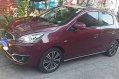 Red Mitsubishi Mirage 2016 for sale in Manila-2