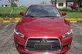 Red Mitsubishi Lancer 2014 for sale in Davao-1