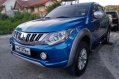 Sell Blue 2015 Mitsubishi Strada Truck at 31000 in Manila-1