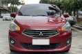 Red Mitsubishi Mirage 2015 for sale in Manual-1