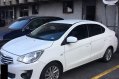 Selling Pearl White Mitsubishi Mirage 2017 in Quezon City-1