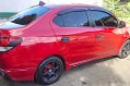 Red Mitsubishi Mirage 2016 for sale in Manual-3