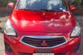 Red Mitsubishi Mirage 2016 for sale in Manual-2