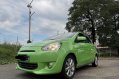 Green Mitsubishi Mirage 2014 for sale in Automatic-4