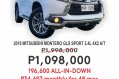 Sell Pearl White 2018 Mitsubishi Montero sport in Cainta-0