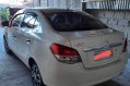 White Mitsubishi Mirage 2016 for sale in Manual-3