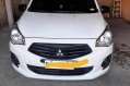 White Mitsubishi Mirage 2016 for sale in Manual-1