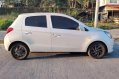 White Mitsubishi Mirage 2013 Hatchback at Automatic  for sale in General Mariano Alvarez-5