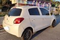 White Mitsubishi Mirage 2013 Hatchback at Automatic  for sale in General Mariano Alvarez-2