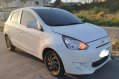 White Mitsubishi Mirage 2013 Hatchback at Automatic  for sale in General Mariano Alvarez-0