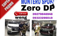 2018 Zero Down Montero Sport GLX free Dashcam with backupcamera Visor