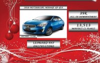 Low DP - 2018 Mitsubishi Mirage G4 GLX at 39K All In