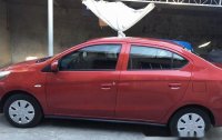 Red Mitsubishi Mirage G4 2015 Manual Gasoline for sale in General Salipada K. Pendatun