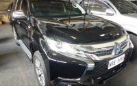 Black Mitsubishi Montero Sport 2018 Manual Diesel for sale in Quezon City