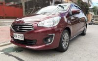 Red Mitsubishi Mirage G4 2017 for sale in Quezon City 