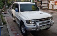 Sell White 2003 Mitsubishi Pajero at 88000 km in Quezon City