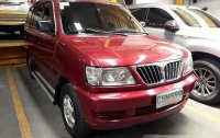 Red Mitsubishi Adventure 2002 Manual Diesel for sale 