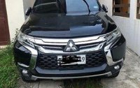 Black Mitsubishi Montero Sport 2017 at 58000 km for sale