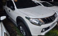 White Mitsubishi Strada 2018 Manual Diesel for sale