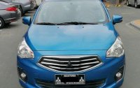 Blue Mitsubishi Mirage G4 2016 at 55000 km for sale 