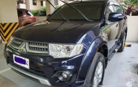 Blue Mitsubishi Montero Sport 2014 Manual Diesel for sale 