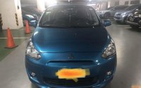 Blue Mitsubishi Mirage 2015 for sale in Automatic