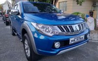 Selling Blue Mitsubishi Strada 2015 in Antipolo